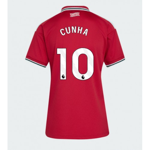 Manchester United Matheus Cunha #10 Hemmatröja Dam 2026-27 Kortärmad